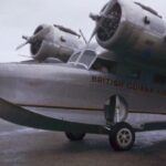 grumman goose at the mackenzie airstrip