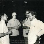 Opening of CIDA (Canadian International Development Agency) Hangar- R to L: Robert Dornford, Lanny Abrams, CIDA Engineer