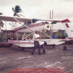 Charles Hutson at Ogle ramp - Trans Guyana Airways (TGA) – 1989