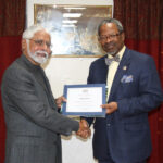 Dr. David Gooray and Vice Chancellor Ivelaw Griffith, Ph.D.