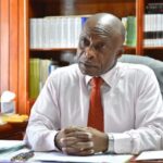 Minister of Foreign Affairs, Carl Greenidge